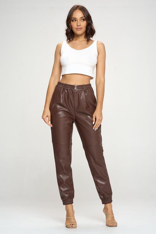 MOCHA CARGO PANTS